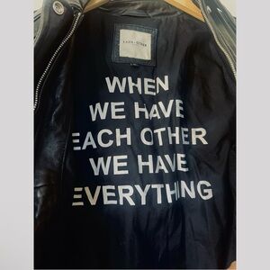Each x Other Paris Black Lambskin Leather Jacket XL NWOT Moto Zip